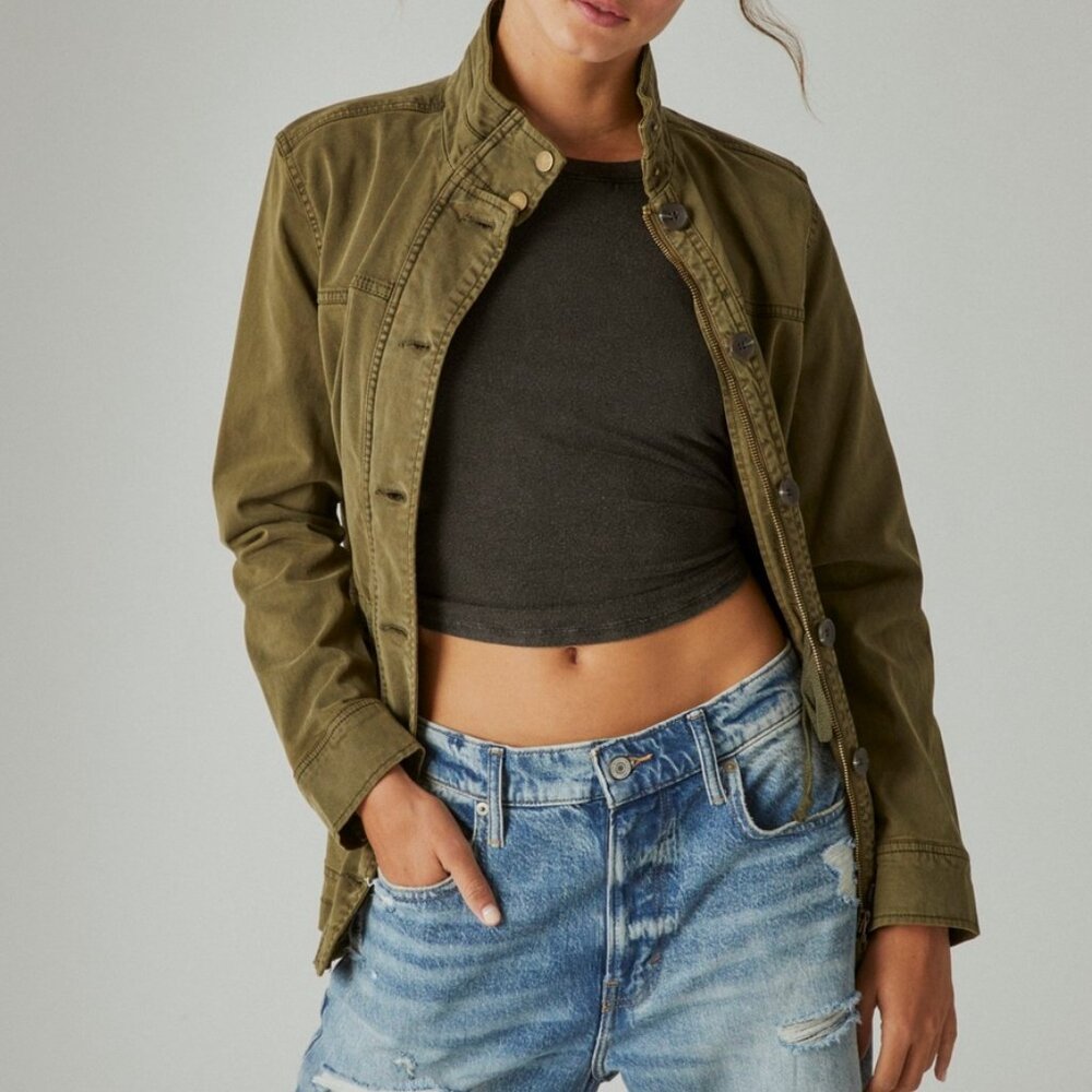Lucky Brand Utility Jacket in Size Small